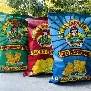 LA TAPATIA优佳墨西哥少女玉米片美国进口薯片传统原味休闲零食