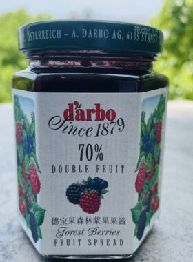 darbo forest berry奥地利进口德宝森林浆果酱200g烘焙面包早餐