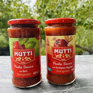 新包装mutti pasta sauce意大利牧蒂番茄意面酱奶酪橄榄罗勒