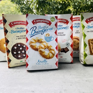 临期Campiello/卡佩罗意大利进口曲奇饼/可可榛果/奶油/巧克力