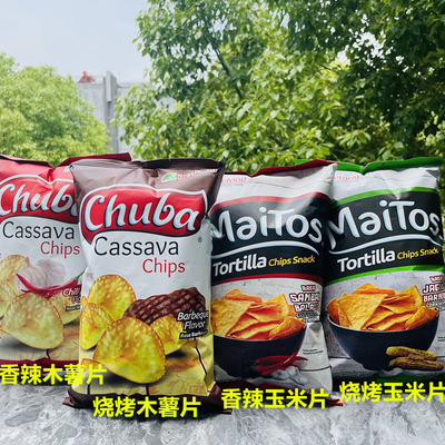 chuba木薯片印尼进口零食