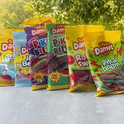 爱果乐可乐酸条糖爱心糖果