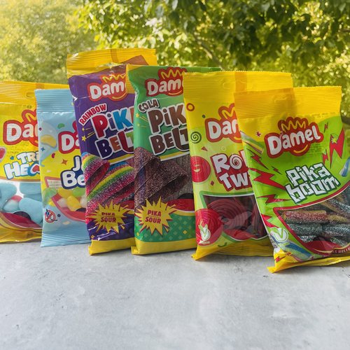 爱果乐可乐酸条糖爱心糖果