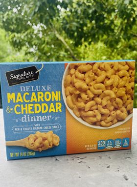 signature macaroni cheddar dinner塞夫威奶酪通心粉美国进口