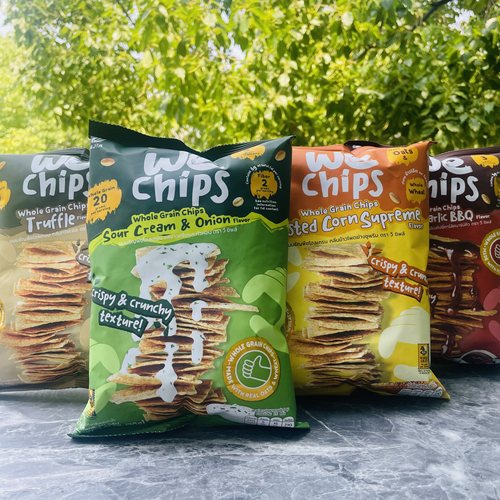Wechips泰国全谷物脆片酸奶味