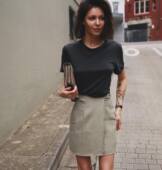 短裙不规则可调节半身包裙ins博主同款 petra pepamack2025夏新款