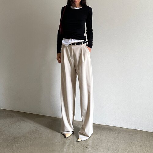 休闲阔腿裤拖地裤西裤