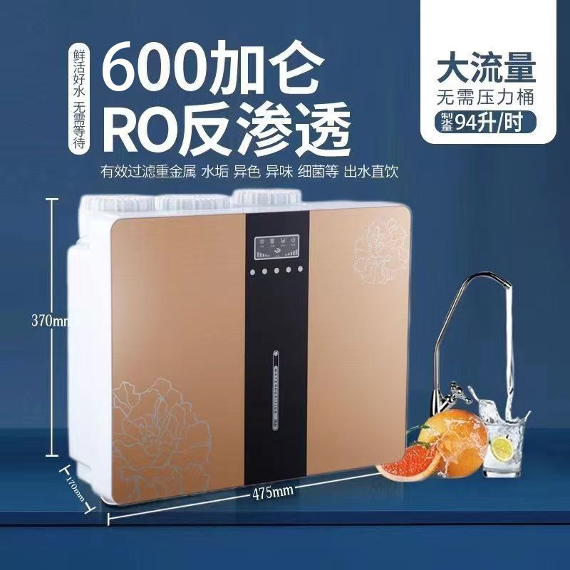 嘉宝泉600g净水器RO反渗透纯水机家用直饮厨房除垢除味制冰机用水