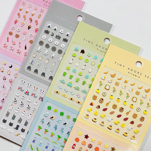 闪乐迷你手账贴纸美甲贴