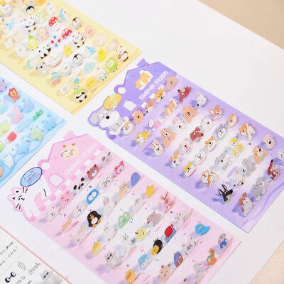 Nekoni可爱站立贴纸漫画小人立体