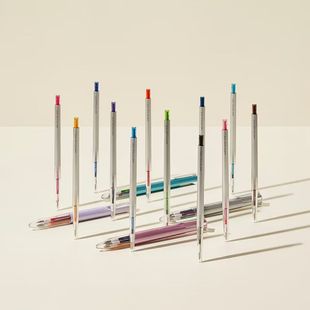 日本UNI三菱文具限定按动中性笔水笔 多功能模块笔多色笔壳签字笔