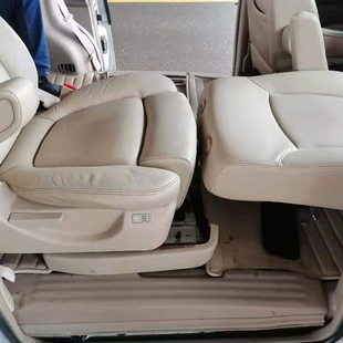 别克GL8陆尊2.4 30改装中排座椅滑轨经典加固加长厚商务汽车配件