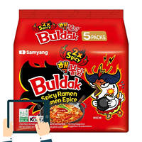 Korean Buldak Samyang Turkey Noodles 700g five-pack Spicy Chicken Mixed Noodles Original Cheese Cream Instant Noodles thumbnail 4
