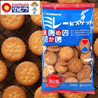 日本野村天日盐小圆饼130克