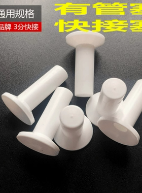 2分/3分快接堵头纯水机净水器 过滤器快速接头配件防尘2分3分管塞