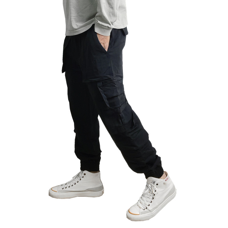 机能设计多口袋束脚长裤