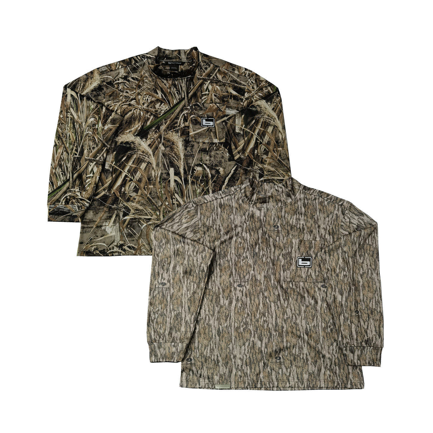 大码仿生迷彩圆领套头卫衣