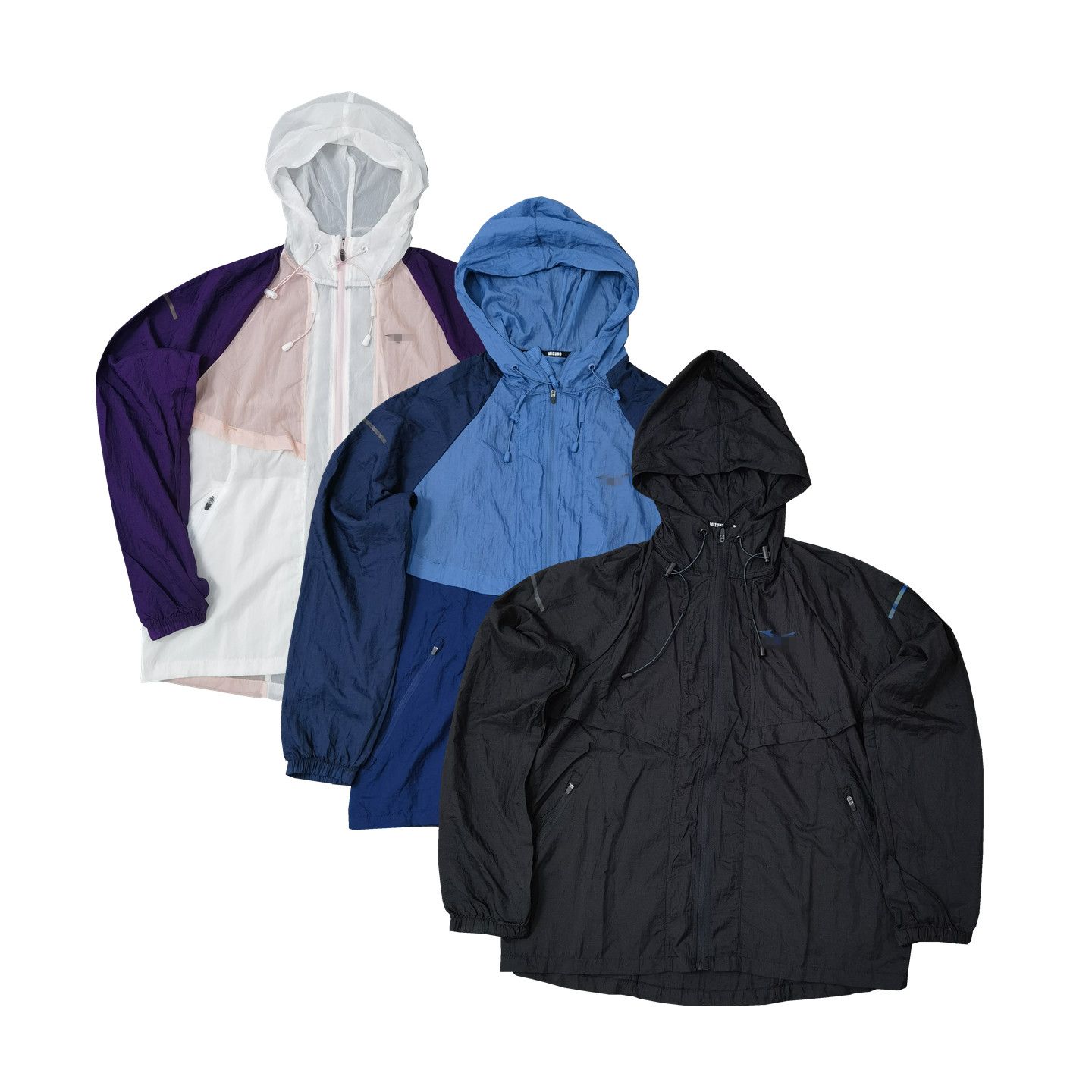 情侣款超薄拉链连帽单层防晒衣