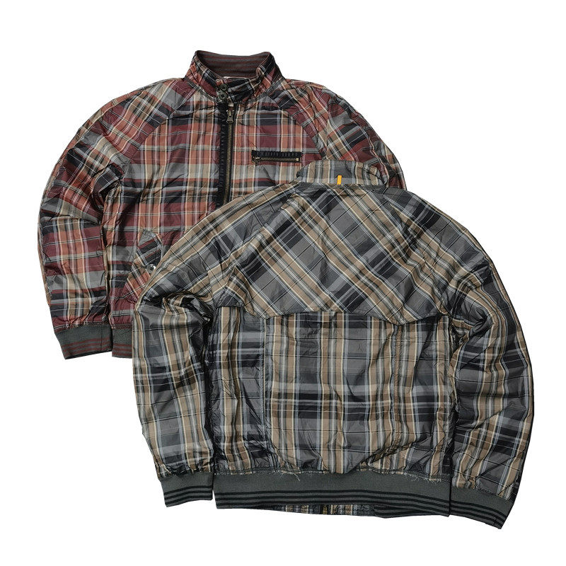 轻便软面料舒适合体夹棉保暖插肩袖螺纹底摆短装拉链夹克外套Y163,男装,夹克,淘宝优惠券,粉丝福利购,淘宝优惠卷