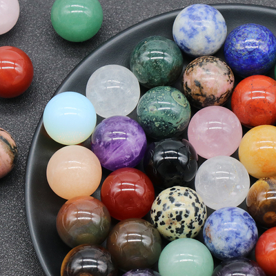 1097Non-porous-ball无孔20mm圆球天然紫水晶玛瑙diy无孔石头圆珠