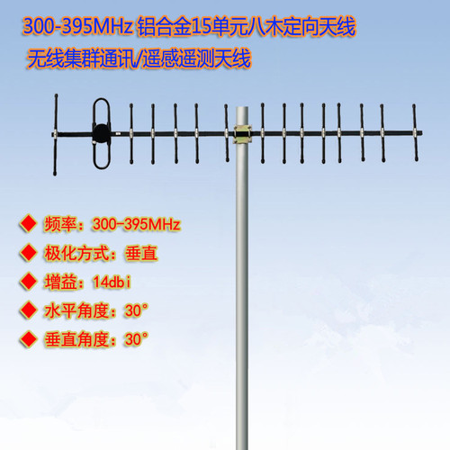 300-340-370-395MHz八木定向天线