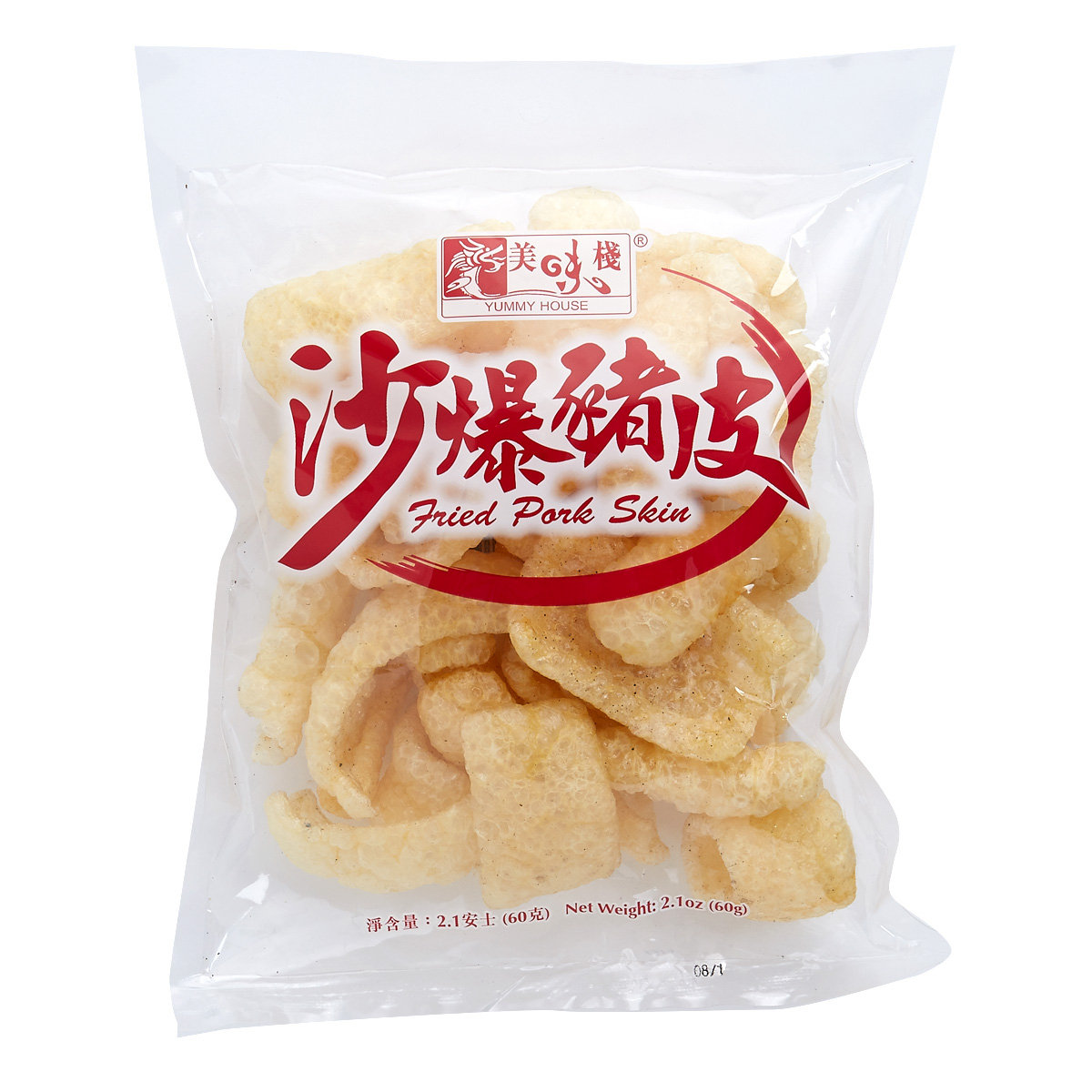 美味栈沙爆猪皮60克下酒菜火锅食材速食包装小吃袋装休闲零食进口