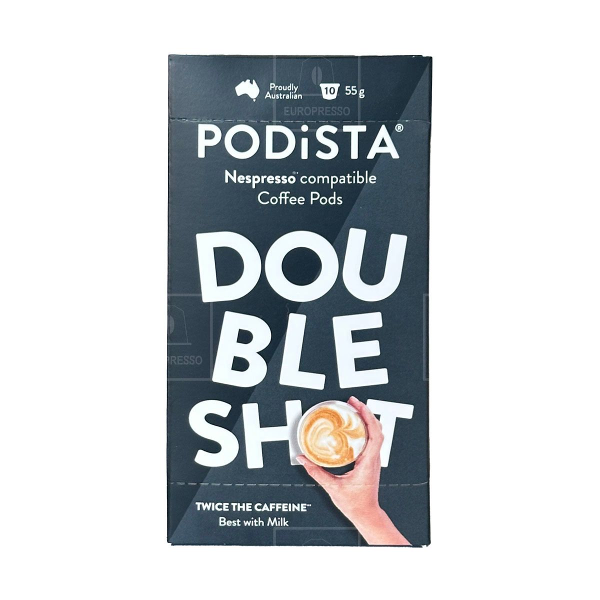 PODiSTA Nespresso咖啡机适用咖啡胶囊Podista双倍浓缩咖啡10粒版