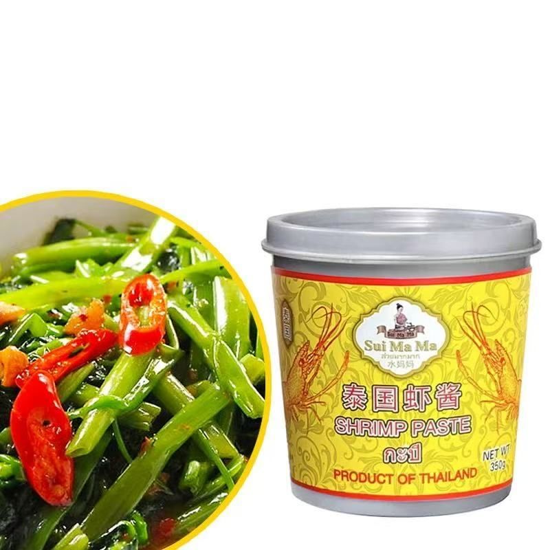 水妈妈泰国虾酱350g拌米粉炒饭清蒸炒菜蘸料凉拌搭配正宗虾酱海味