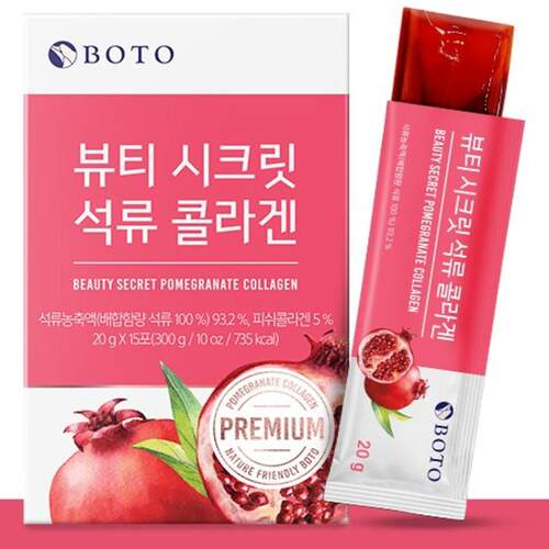 BOTO - 韩国元气 红石榴 胶原蛋白果冻啫喱 20g x 15条[平行进口