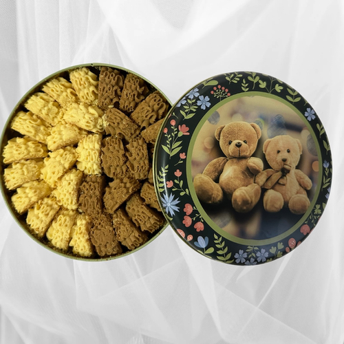 Jini Bakery Cookies 两味特浓咖啡+牛油320克曲奇饼干下午茶点心