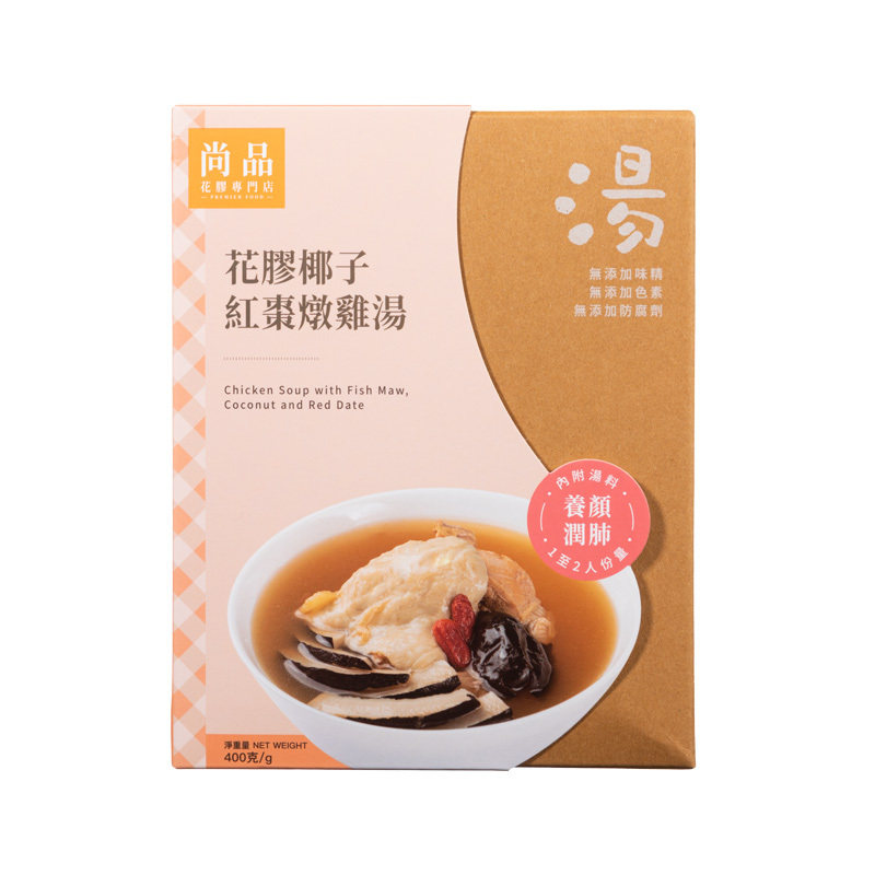 尚品花胶椰子红枣燉鸡汤内附汤料
