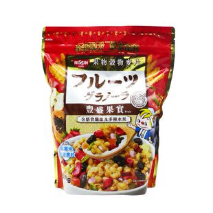 进口日清谷物麦片丰盛果实(港版)500g没有包含干果即食纯麦片盒装