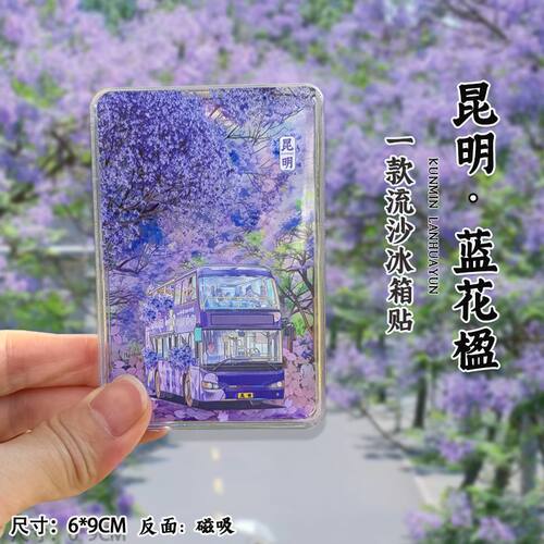 云南昆明蓝花楹景点滇池