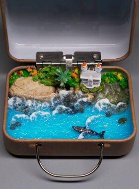 手工海岛成品免做微缩景