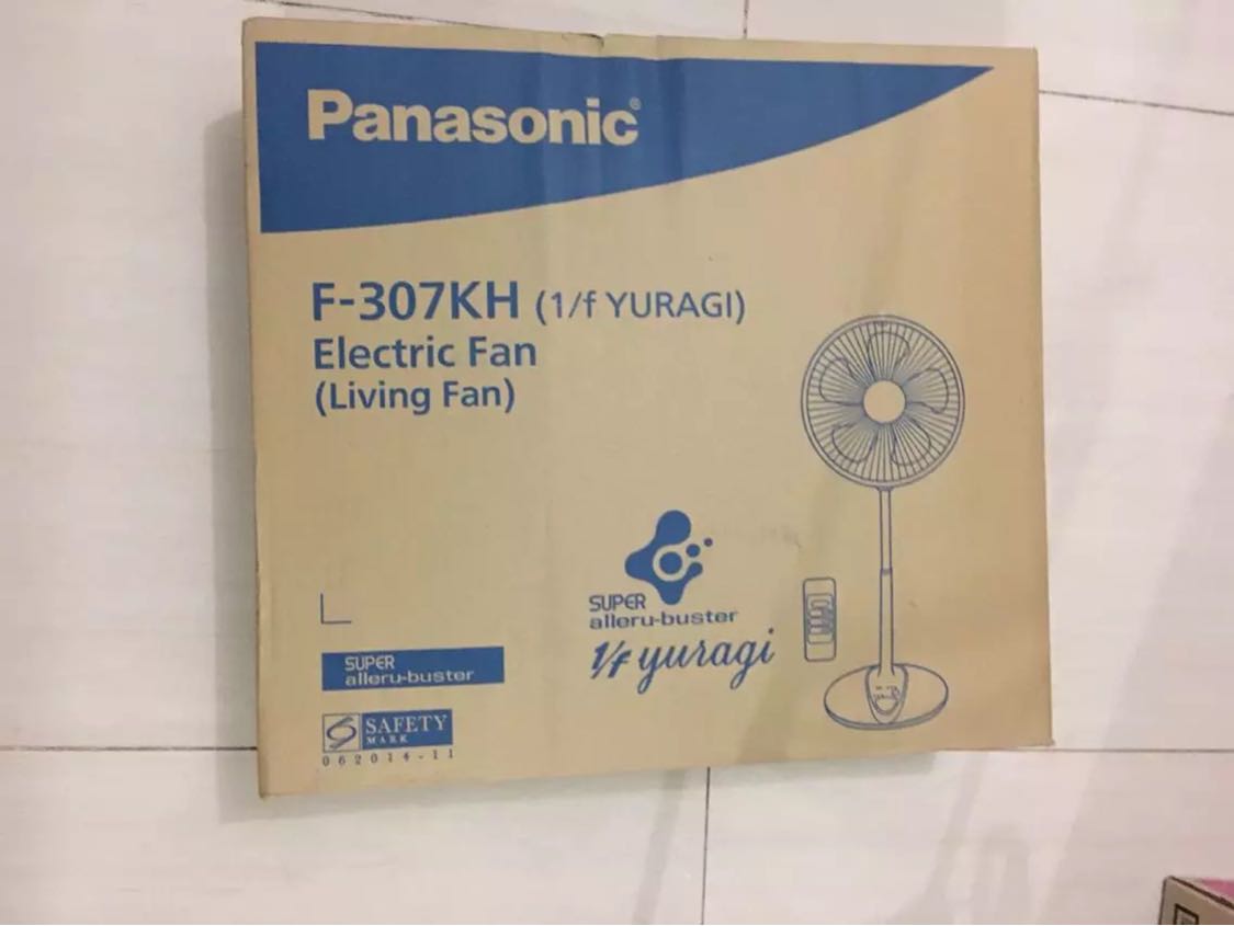 香港进口正品松下电风扇F-307KH带遥控12寸落地扇可定时柔风睡眠
