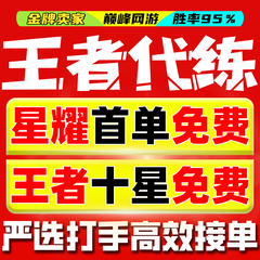 【陪练/代打】王者荣耀代练带练排位上分战力巅峰赛陪练陪玩车队