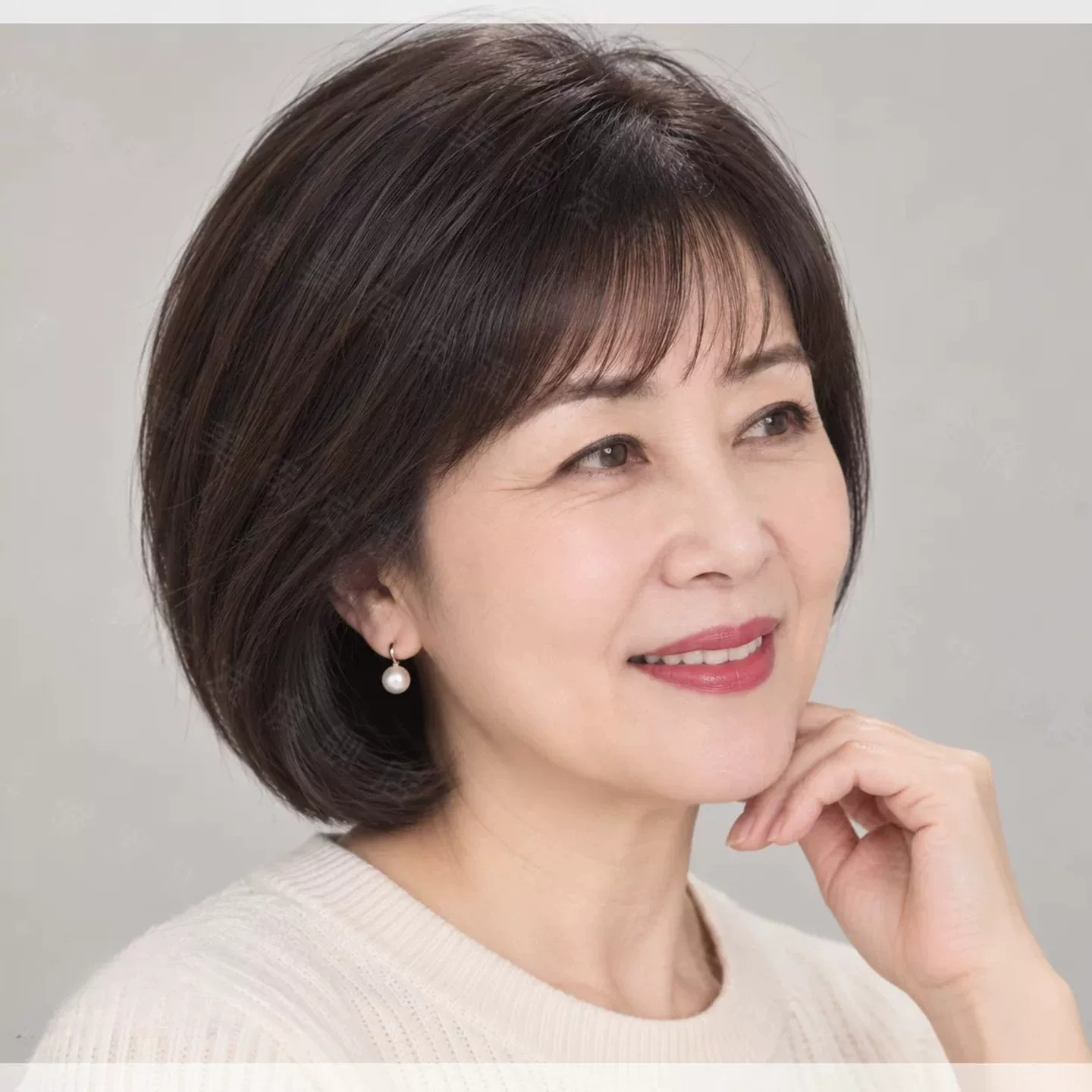 真人发自然隐形新款女士整顶假发