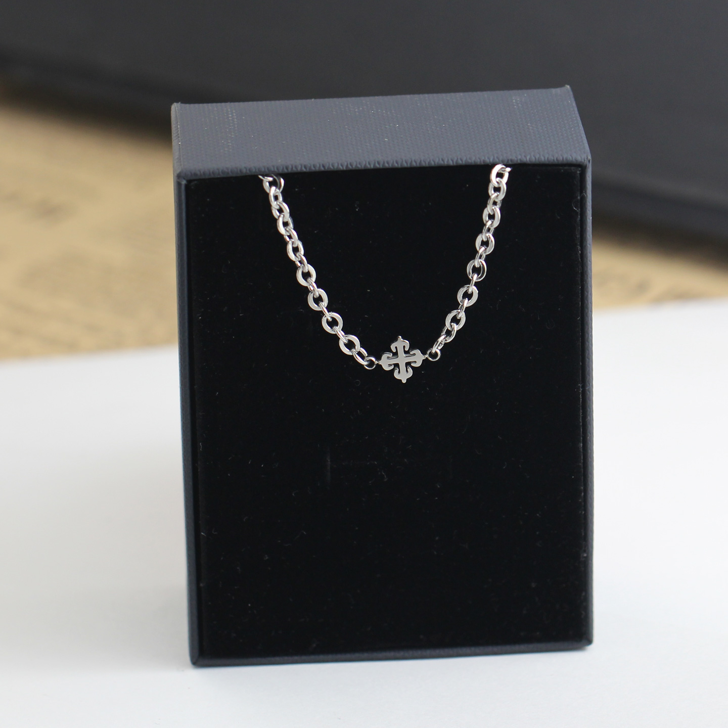 跳动幸运船锚项链女轻奢小众设计高级ins学生配饰锁骨链简约闺蜜