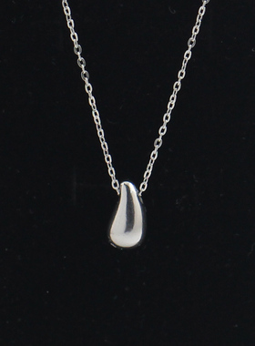 钛钢不掉色水滴轻奢项链女2024新款爆款小众设计颈链气质锁骨链女