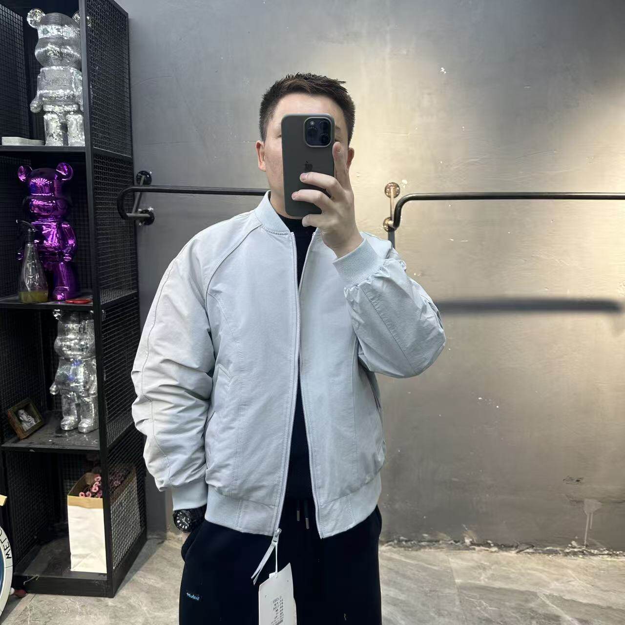 美式潮牌休闲棒球服男2026春季新款宽松立领夹克时尚百搭外套上衣