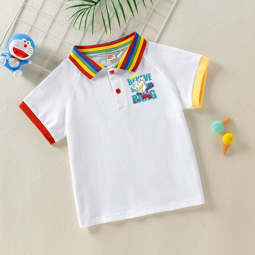 奥特曼衣服男童短袖t恤夏装宝宝