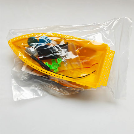 空气动力快艇电动拼装模型科技手工小制作科教玩具套装物理