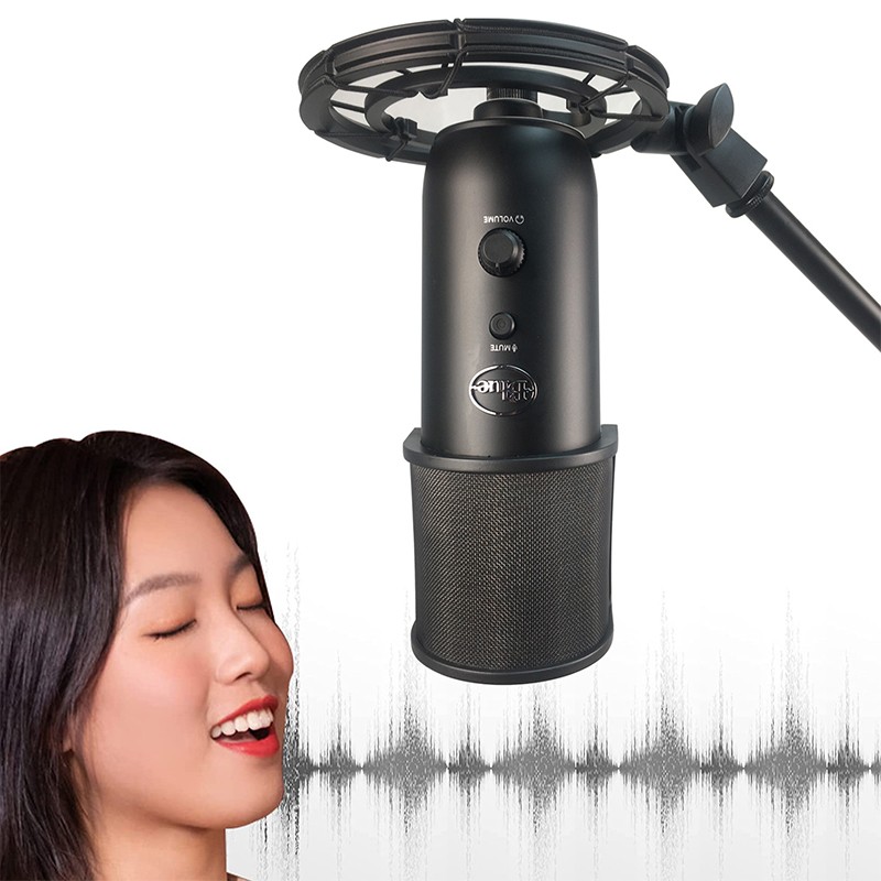 蓝鸟麦克风防风罩防喷咪