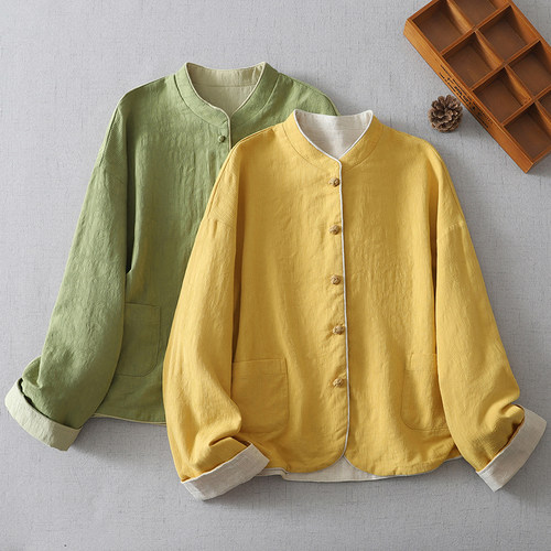 中式短外套时尚2025年冬季新款