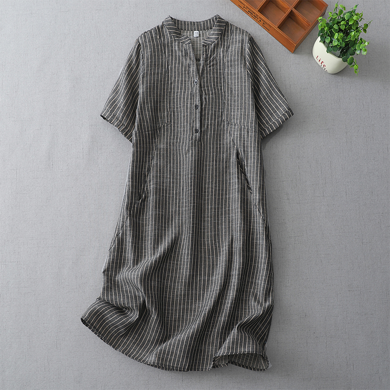 复古大码连衣裙2025年夏季新款