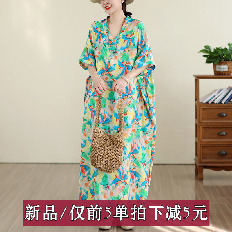文艺时尚2026年夏季新款连衣裙