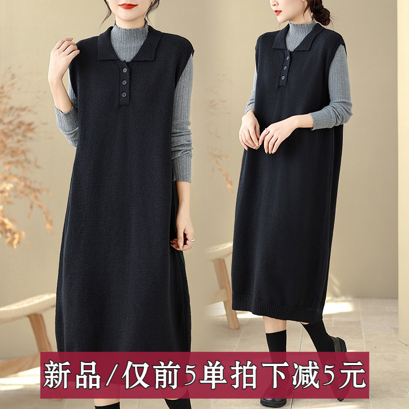 文艺时尚2025年冬季新款连衣裙