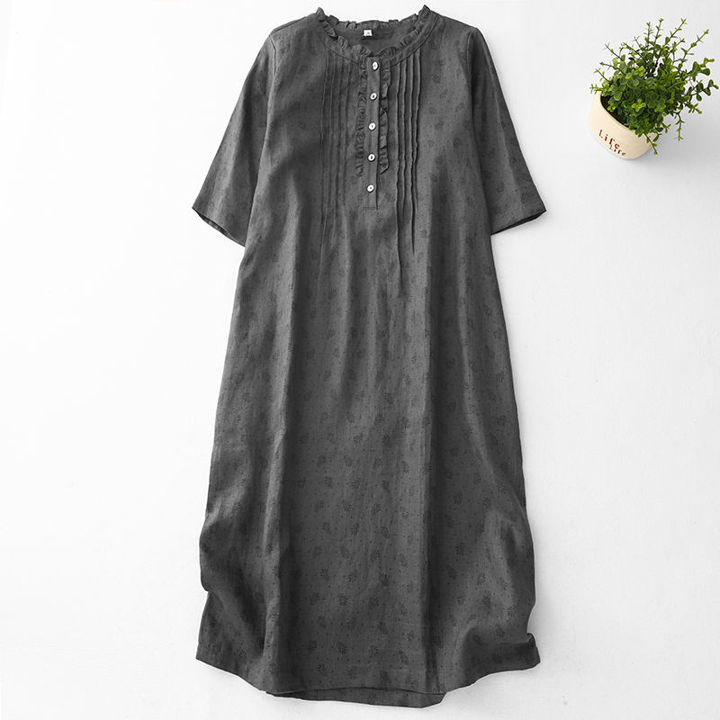 复古时尚2025年夏季新款连衣裙