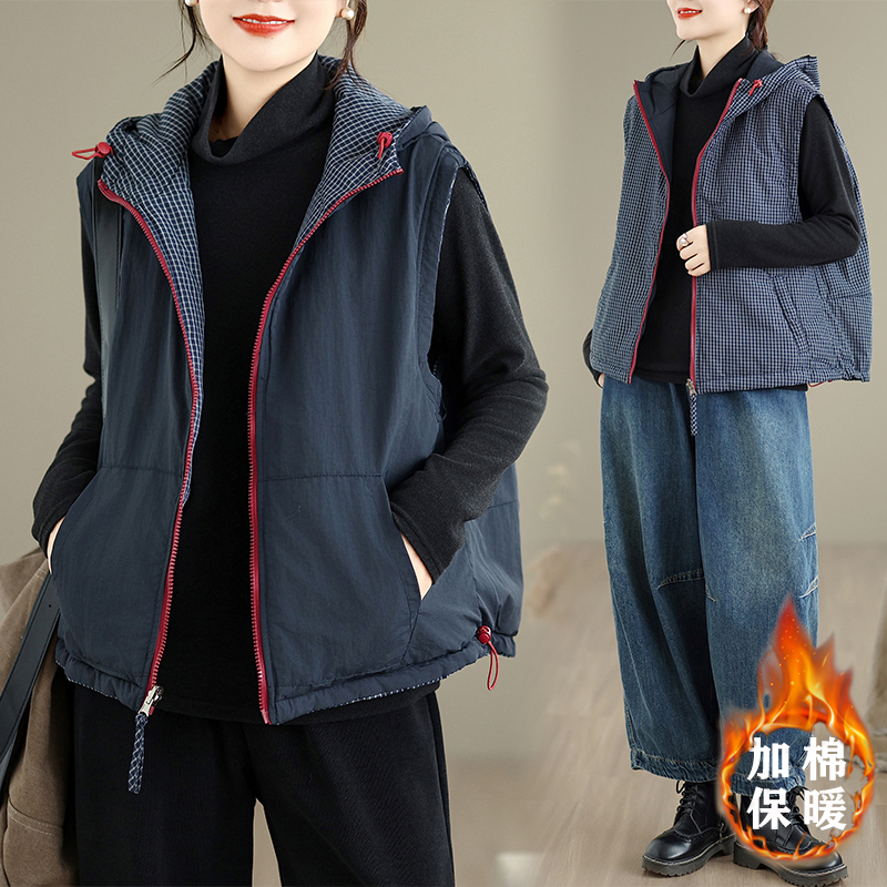 通勤马夹时尚2025年冬季新款