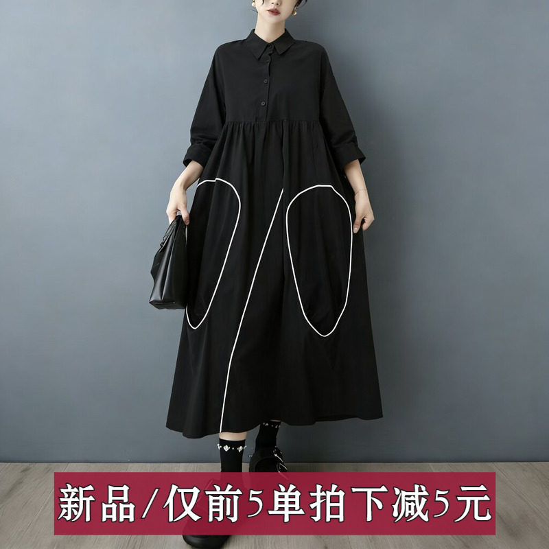 暗黑风时尚2026年冬季新款连衣裙